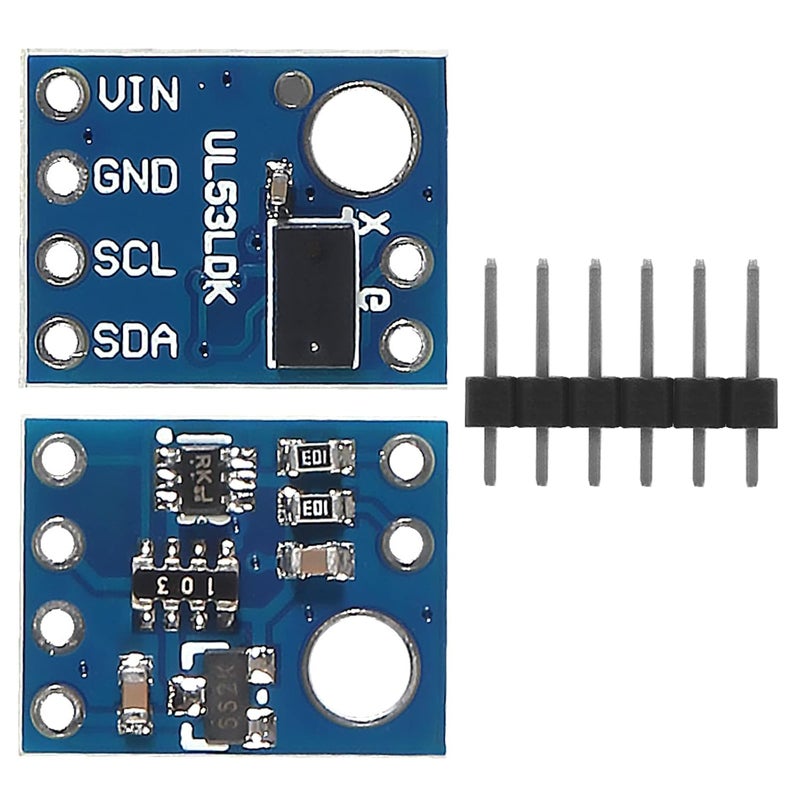 Coliao 6pcs GY-530 VL53L0X Ranging Sensor Module VL53L0X Time-of-Flight (ToF) Ranging Sensor Breakout 2.8-5V I2C IIC Interface Communication - Image 3